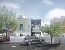 Modernes neues Reihenhaus mit Garage, privatem Pool, Jacuzzi und Meerblick in Tavira