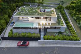 Building plot with project for a modern 4-bedroom villa...