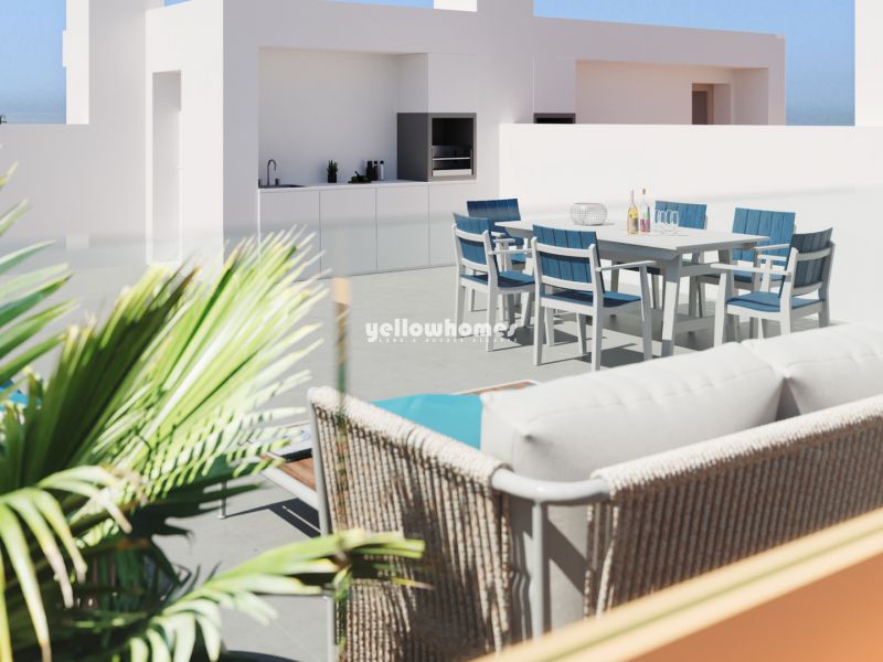 3-bedroom penthouse apartments with roof terrace in Tavira