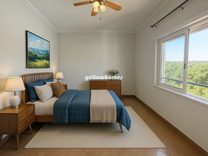 Modern top floor 2-bed apartment with large private roof terrace in Tavira