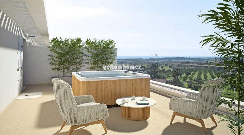 Newly built penthouses with private terrace and sea views in Tavira