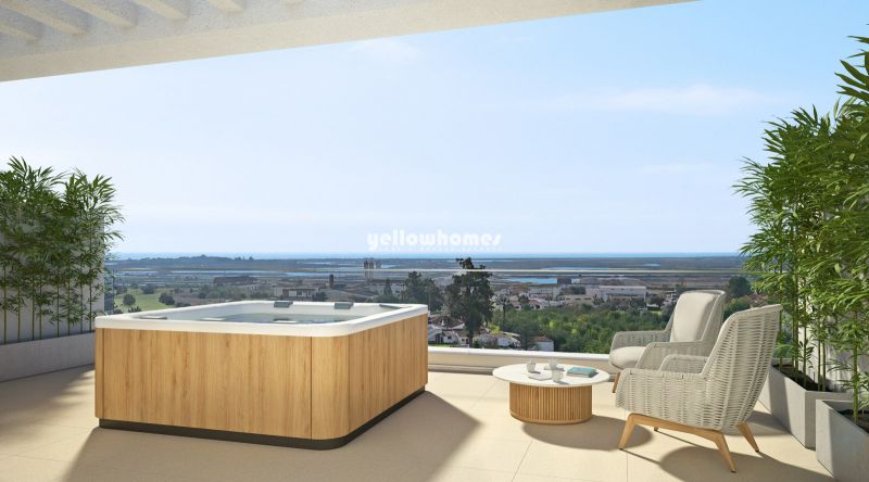 Newly built penthouses with private terrace and sea views in Tavira