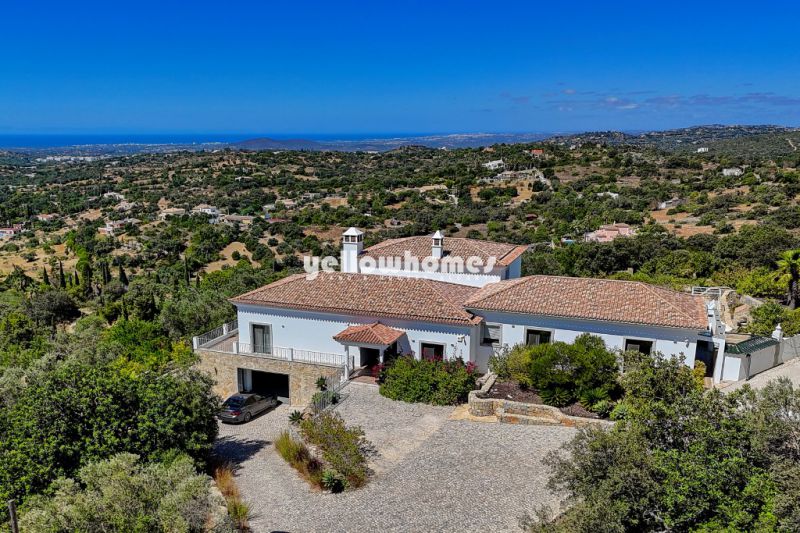 Exclusive Mandate: Hilltop Villa with Full Privacy and Stunning Sea Views nr Loule