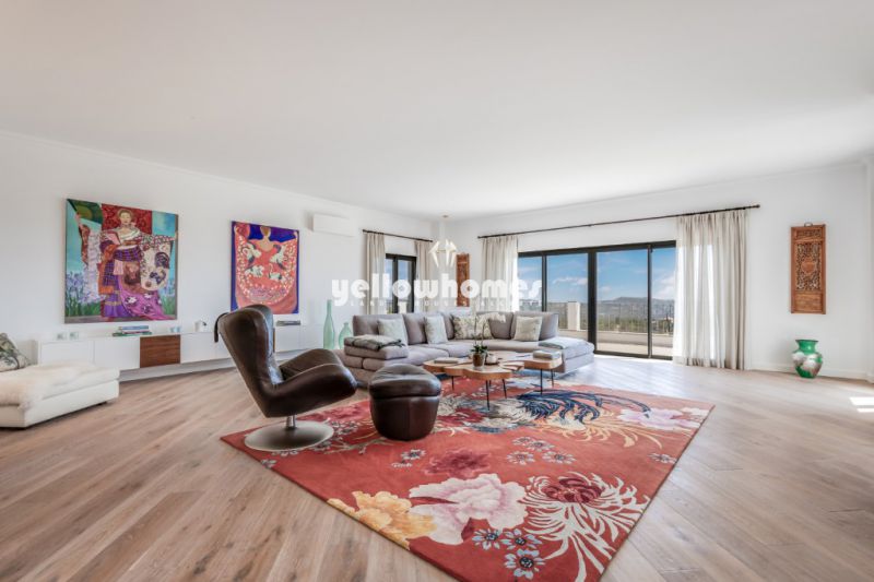 Exclusive Mandate: Hilltop Villa with Full Privacy and Stunning Sea Views nr Loule