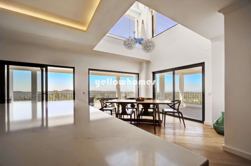Exclusive Mandate: Hilltop Villa with Full Privacy and Stunning Sea Views nr Loule