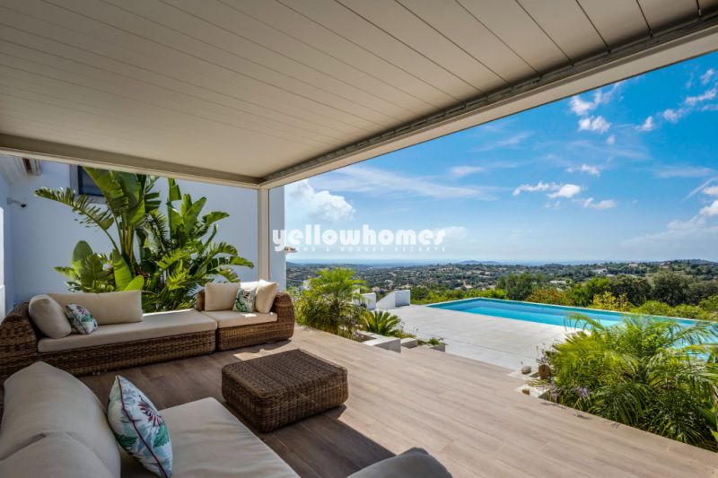 Exclusive Mandate: Hilltop Villa with Full Privacy and Stunning Sea Views nr Loule