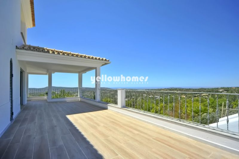 Exclusive Mandate: Hilltop Villa with Full Privacy and Stunning Sea Views nr Loule