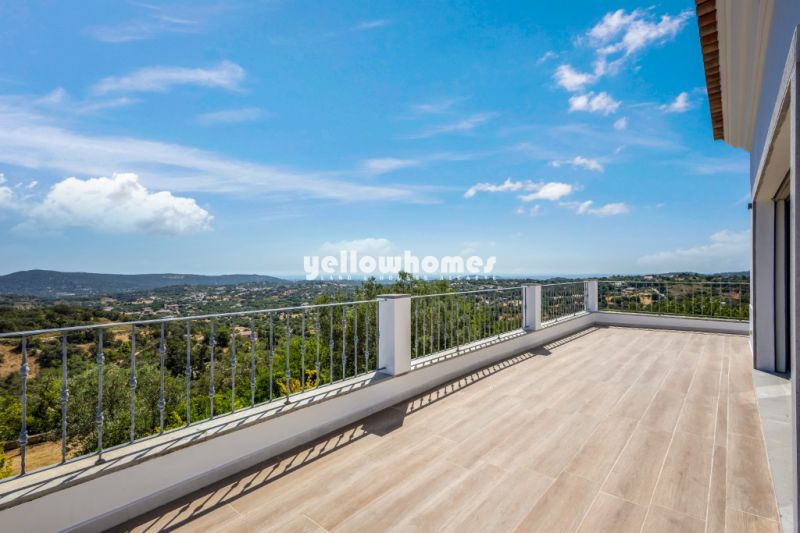 Exclusive Mandate: Hilltop Villa with Full Privacy and Stunning Sea Views nr Loule