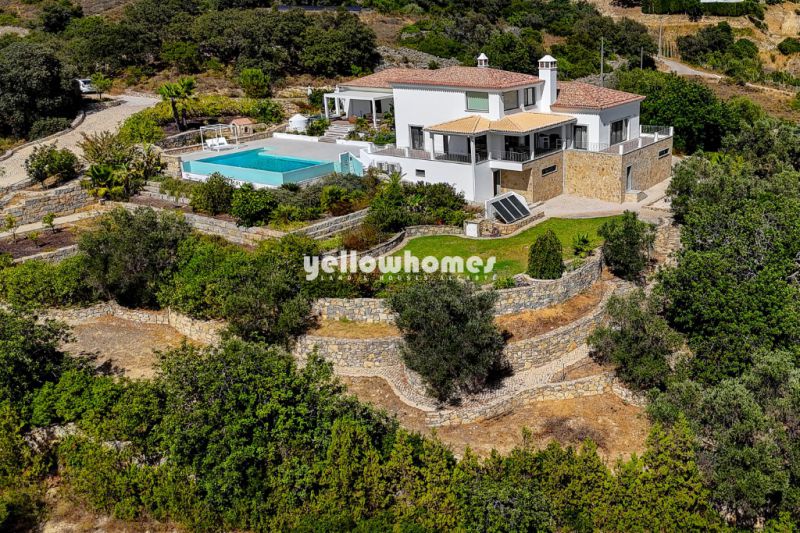 Exclusive Mandate: Hilltop Villa with Full Privacy and Stunning Sea Views nr Loule