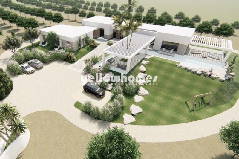 Building plot with orange grove and approved project for a magnificent Villa 