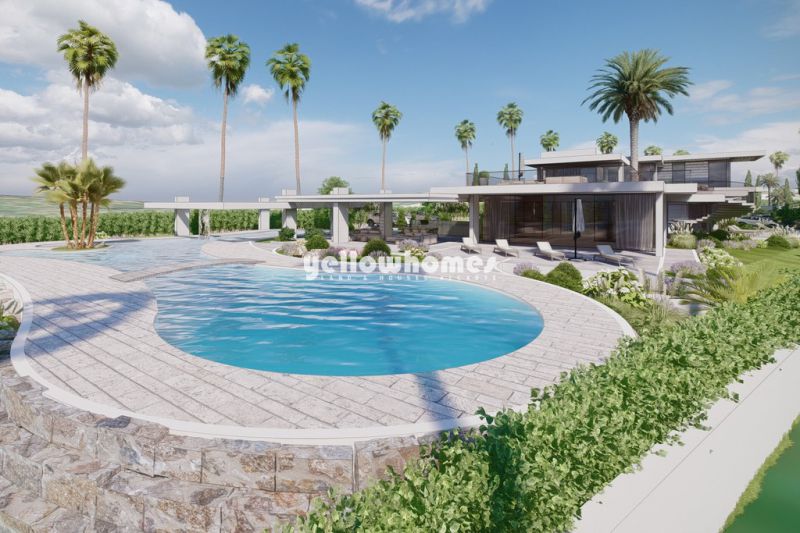 Extensive building plot for a detached villa in a prestigious location with sea views