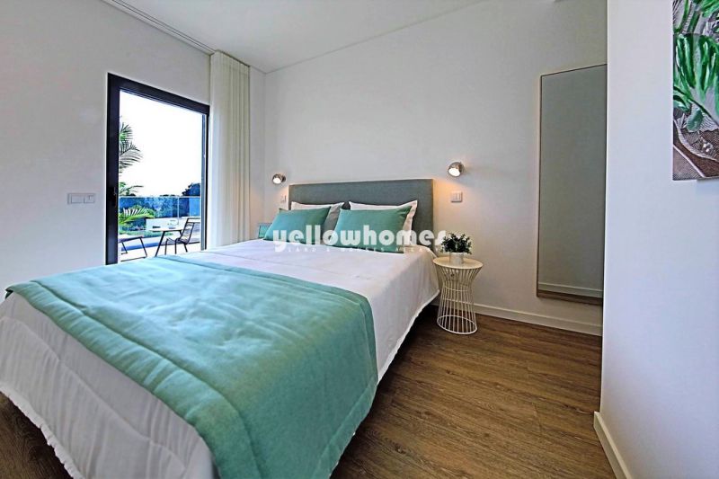 Newly built, modern 2-bedroom semi-detached villa in a golf resort