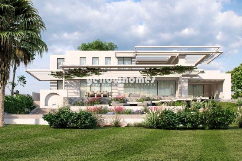 Contemporary villa with 4 bedrooms and ocean views near Boliqueime