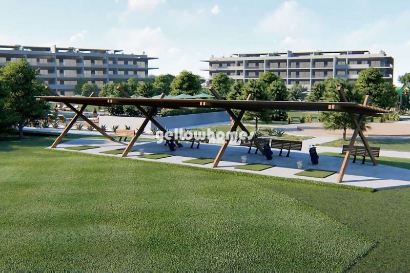 Luxuosos apartamentos T2 em construção com piscina aquecida e jardim privado