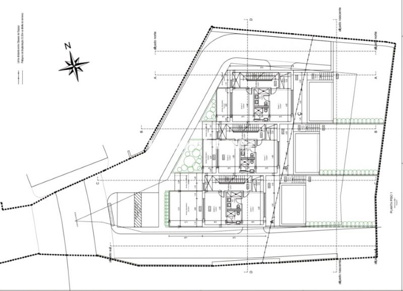 Building plot for up to 3 modern homes or one large villa south of Loule